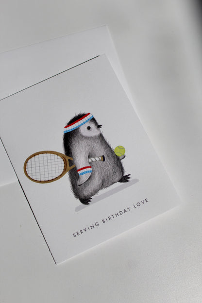 Serving Birthday Love Card