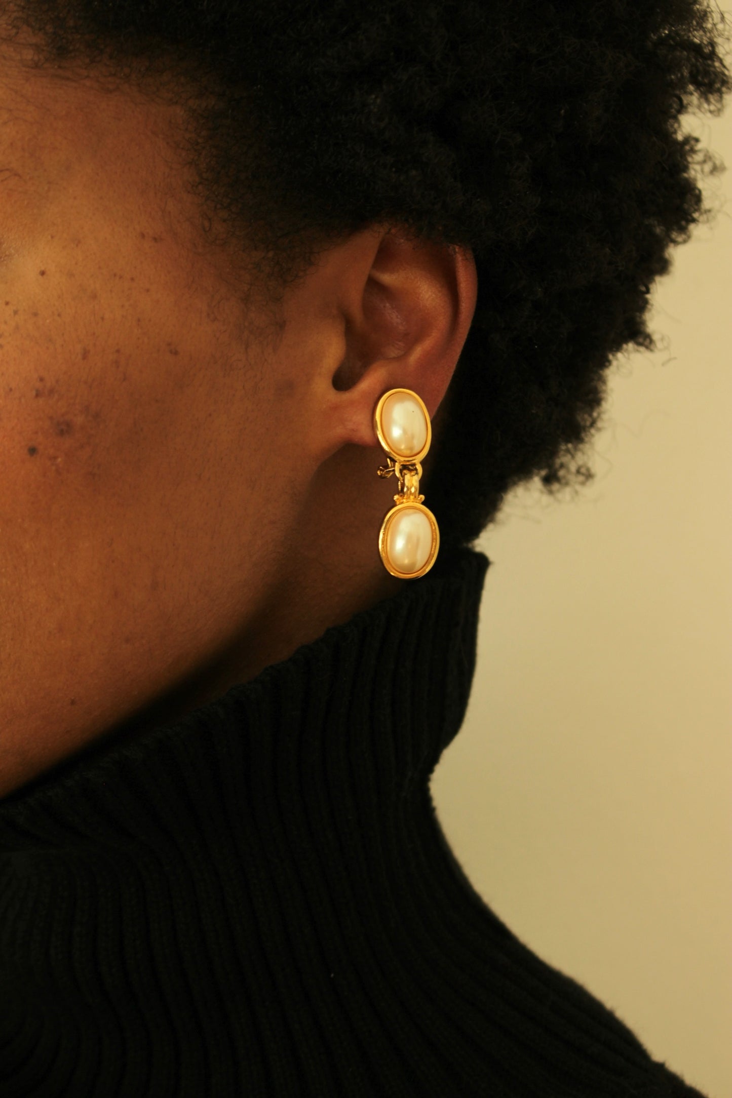 Classic Vintage Faux Pearl Drop Earrings