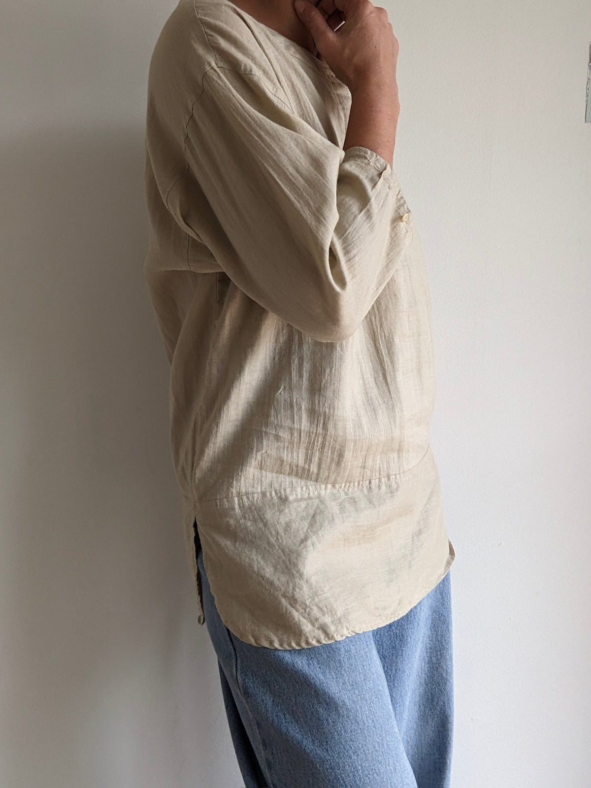 Vintage Sand Henley Tunic