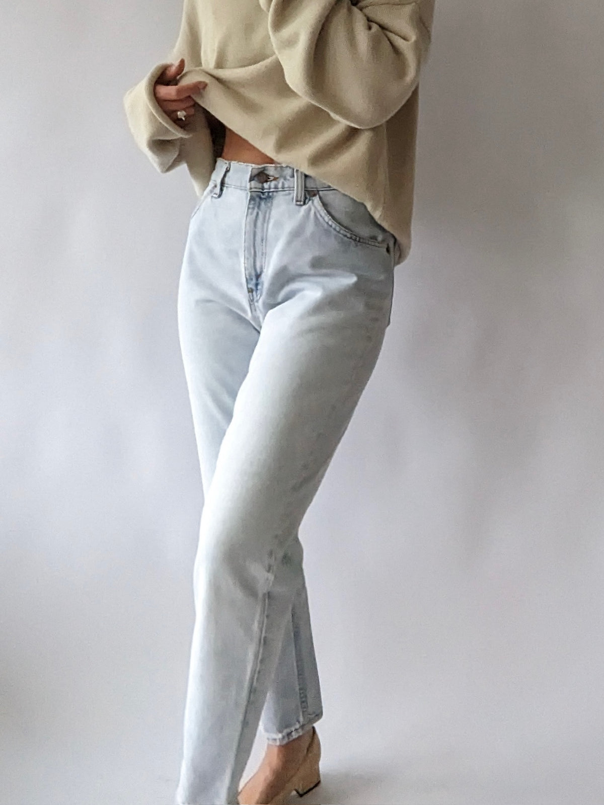 Vintage Levi's 951 Orange Tab Jeans