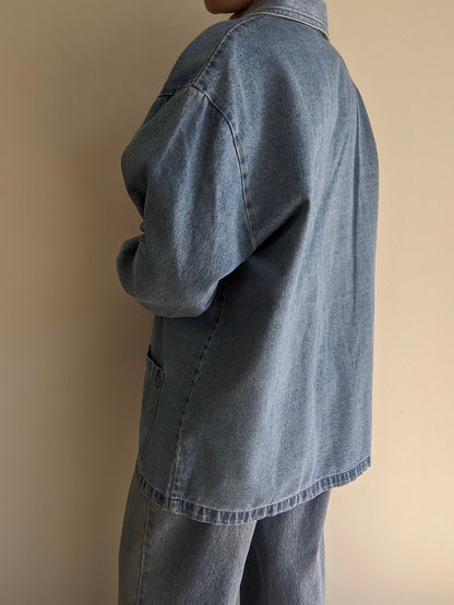 Vintage Denim Chore Jacket