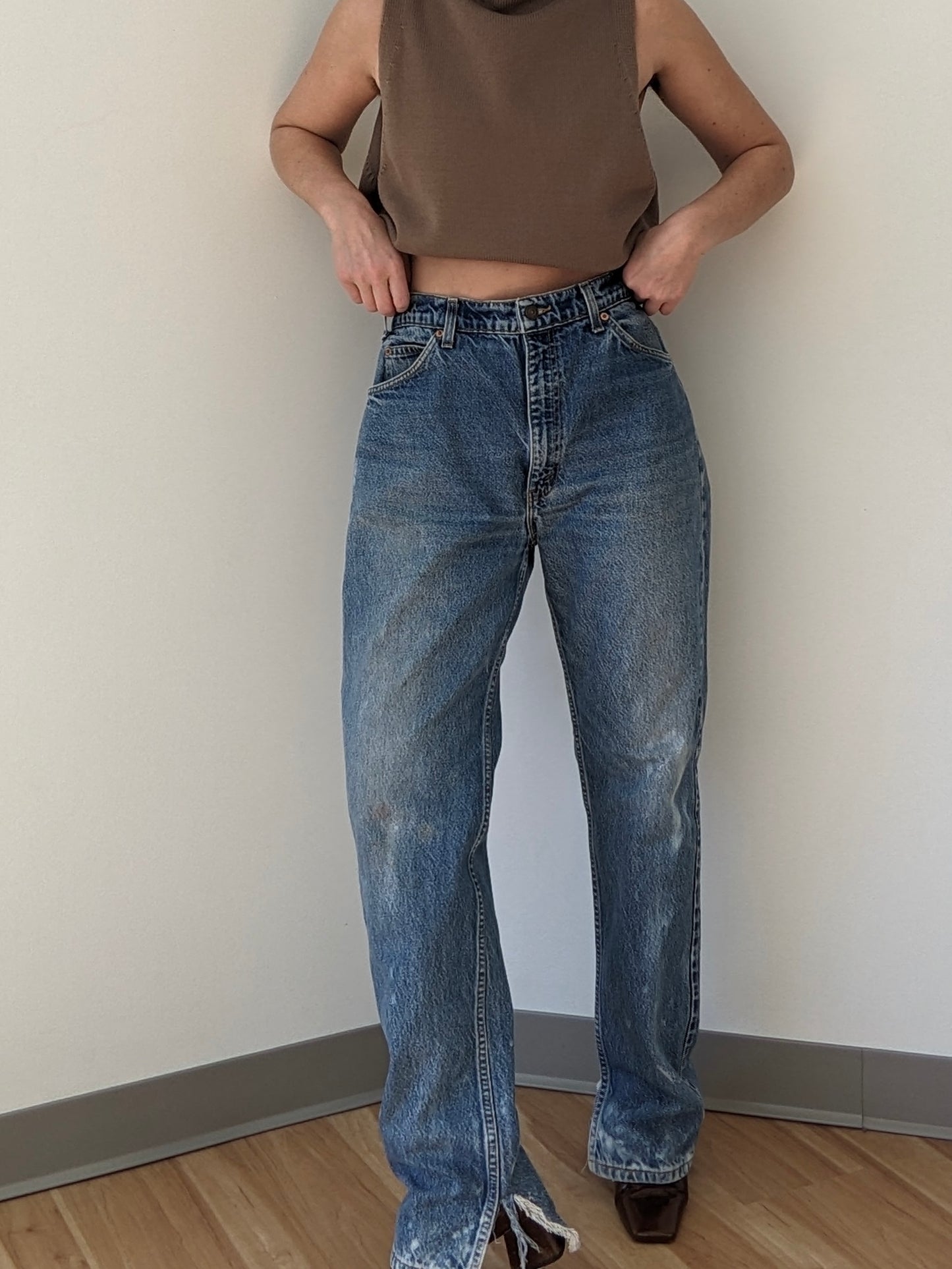 Vintage Levi's 505 Orange Tab Denim
