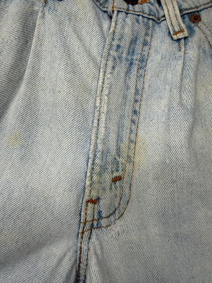 Vintage Distressed Levi's 580 Light Wash Jeans