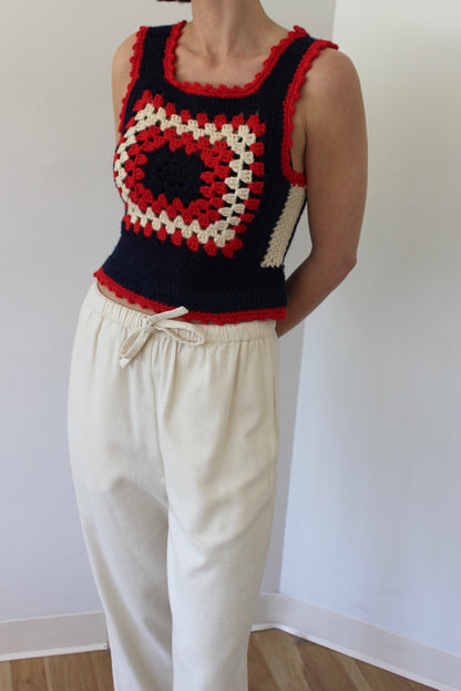 Sweetest Vintage Crocheted Tank