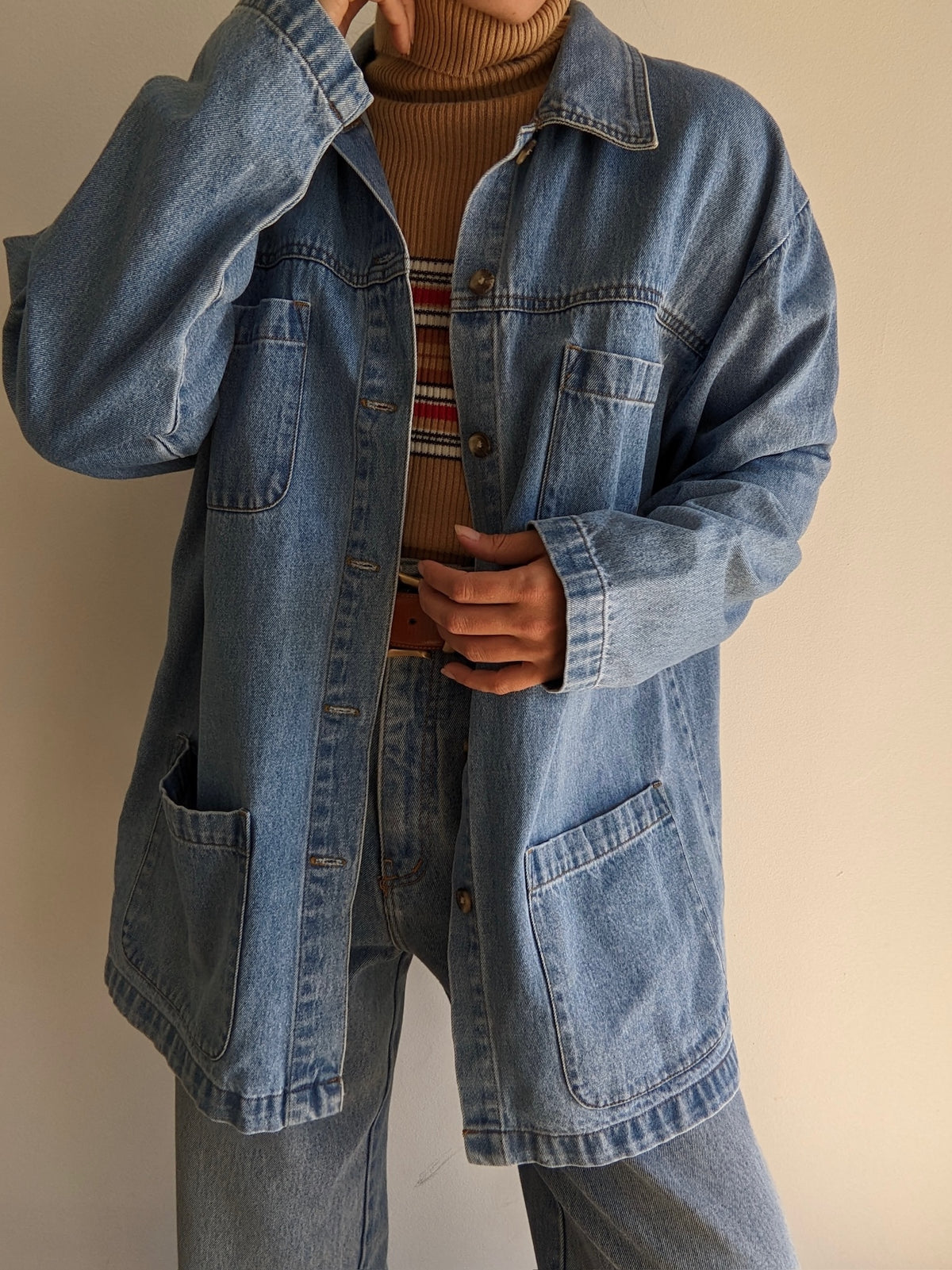 Vintage Denim Chore Jacket