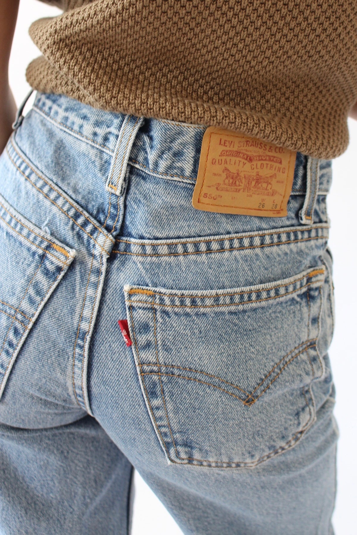 Vintage Levi's 550 Straight Leg Blue Jeans