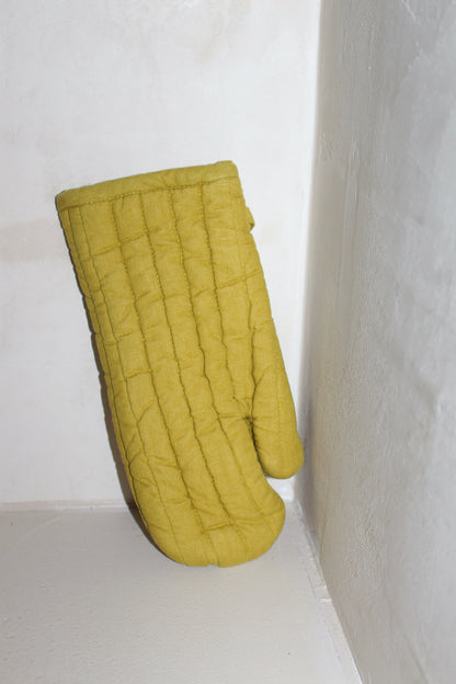 Simple Linen Oven Mitt