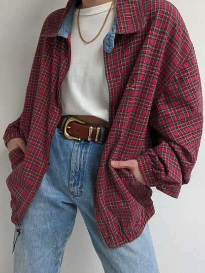 90s Tommy Hilfiger Plaid Day Jacket