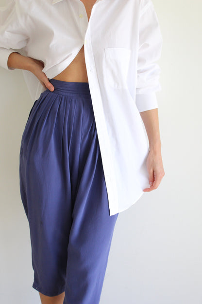 Favorite Vintage Calvin Klein Iris Silk Capri
