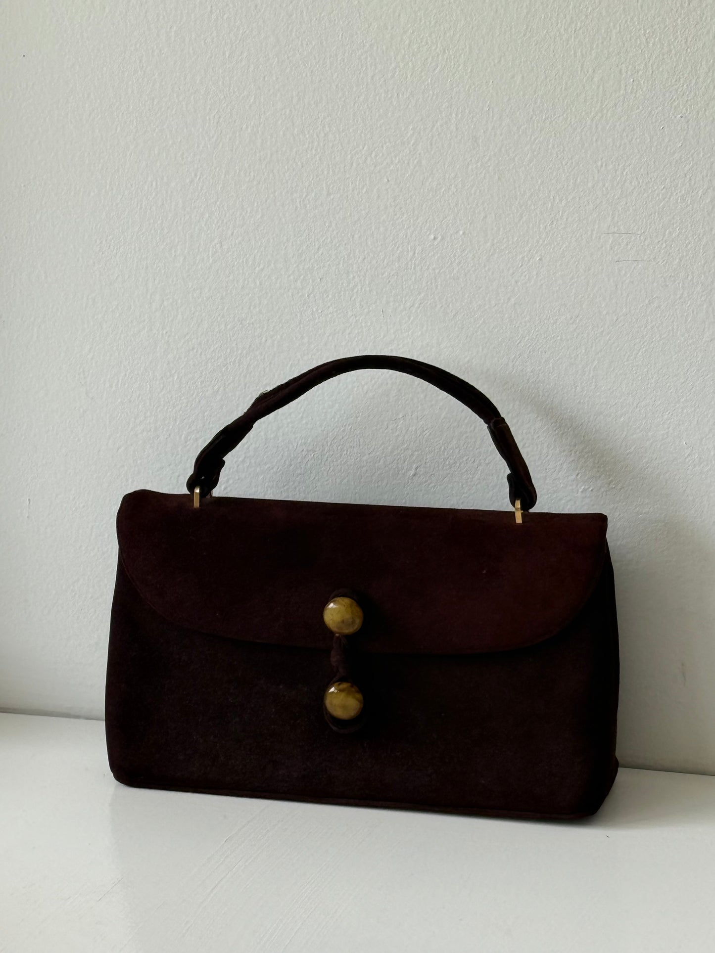 Vintage Bienen Davis Cocoa Handbag