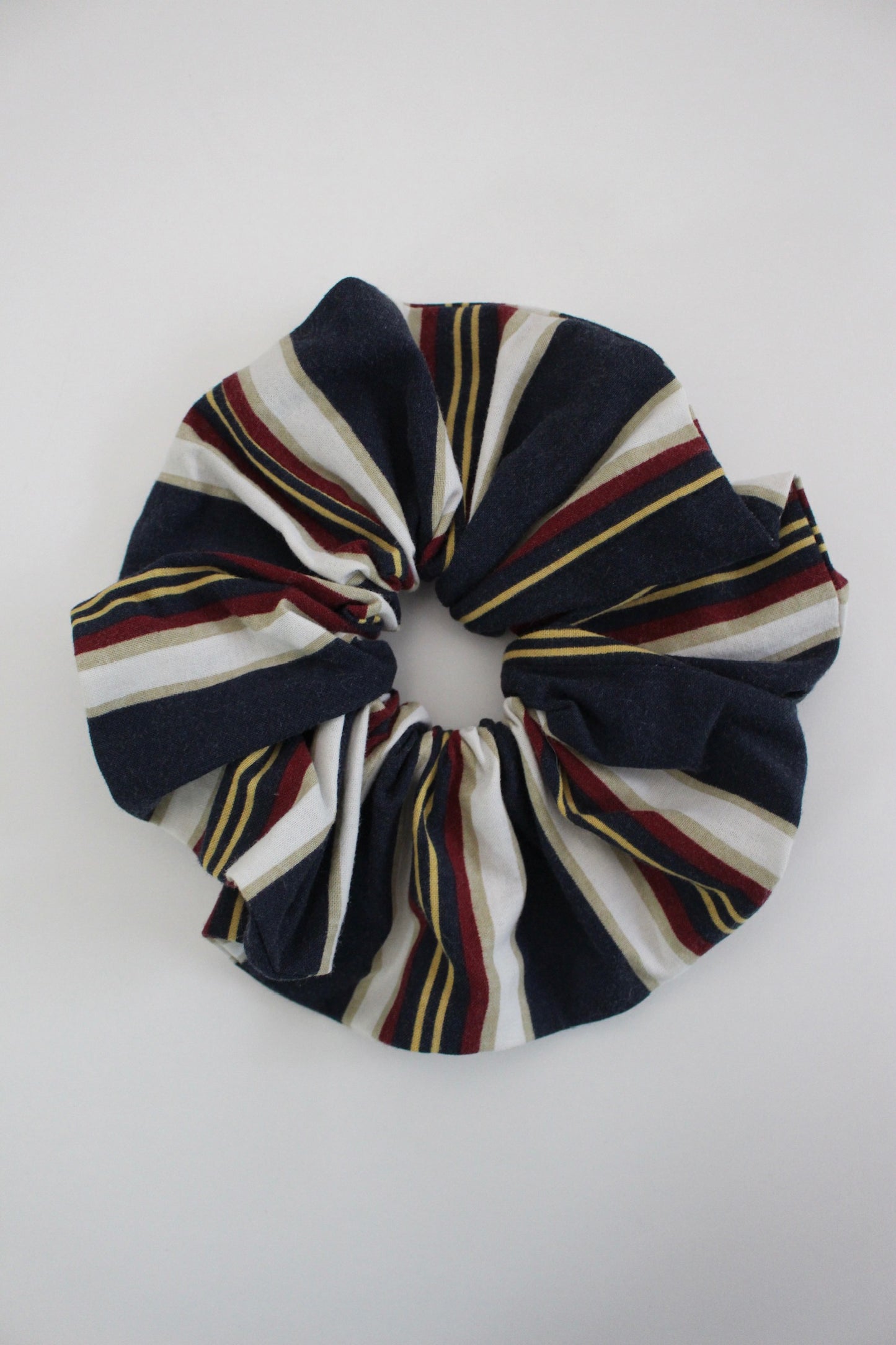 Reworked Striped Scrunchie