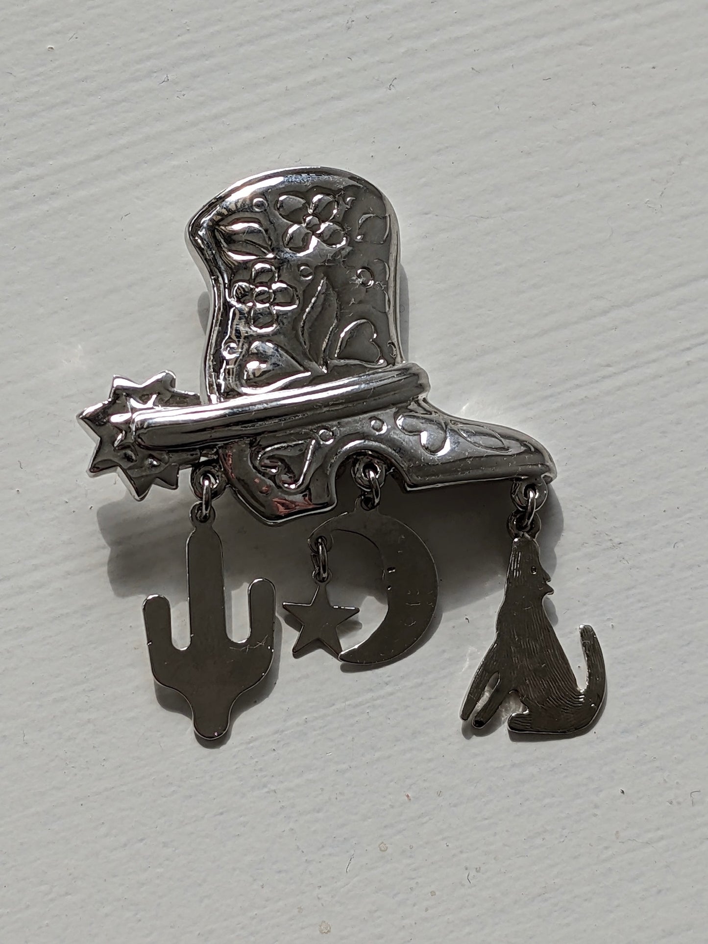 Favorite Vintage Southwest Cowboy Boot Brooch