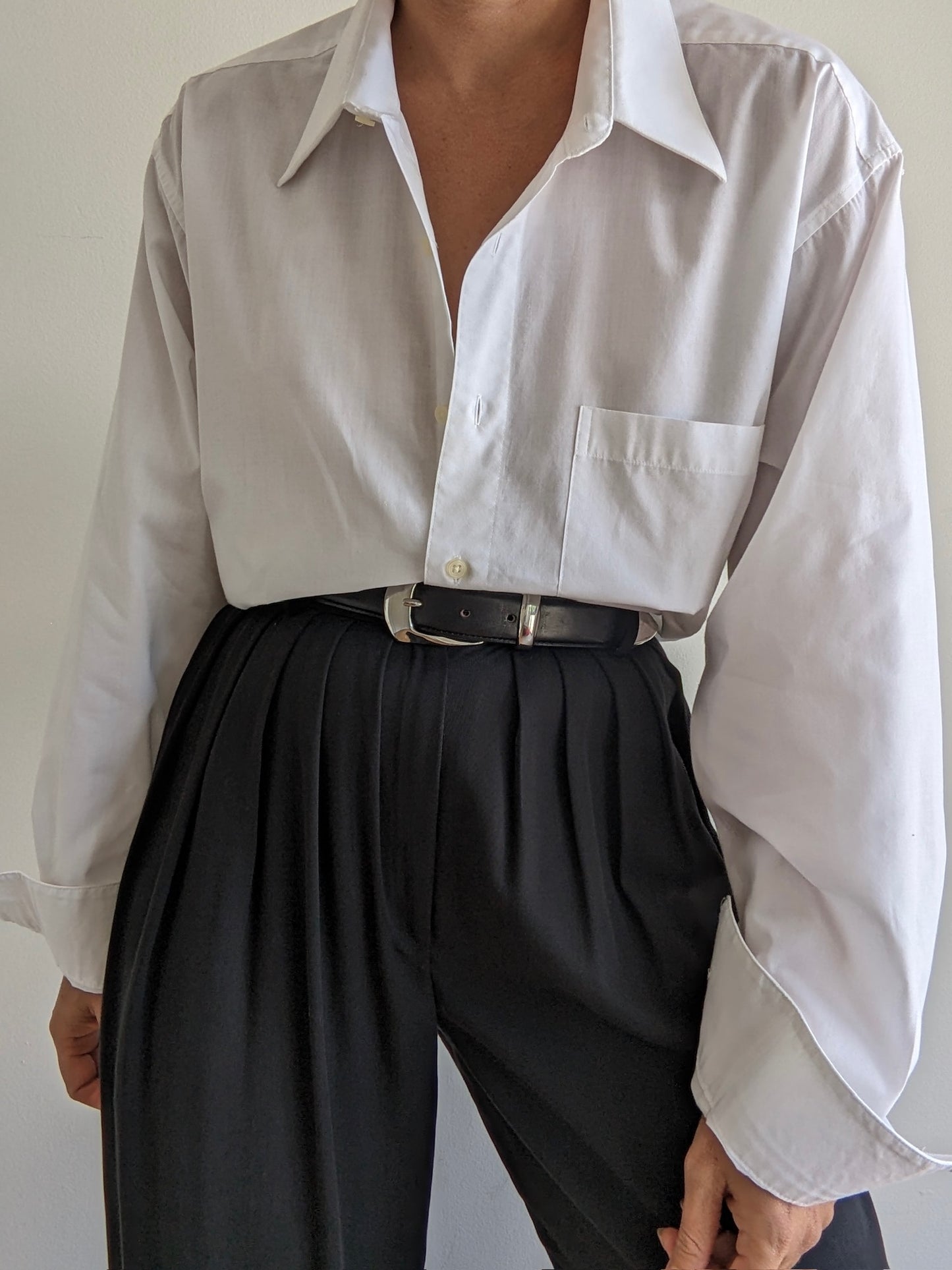 Classic Vintage Crisp Cotton Button Down