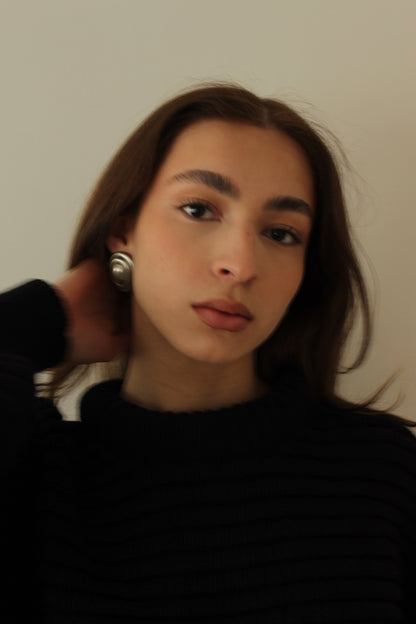 Vintage Ben-Amun Framed Oval Earrings