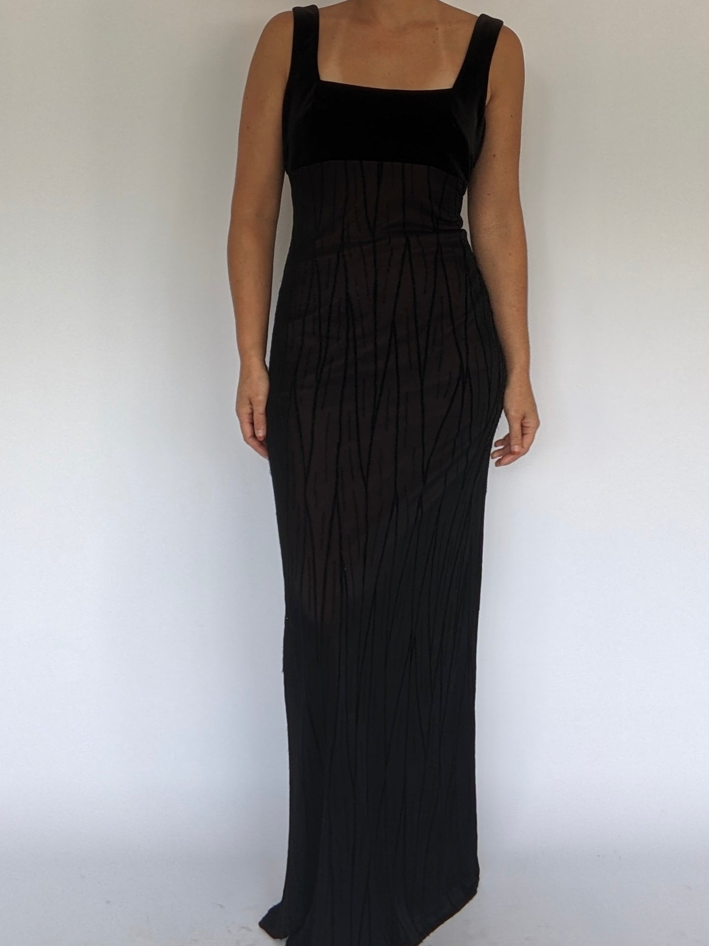 Beautiful 90s Shelli Segal Evening Dress