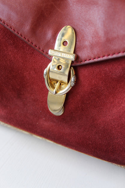Incredible Henri Bendel Tonal Leather & Snakeskin Bag