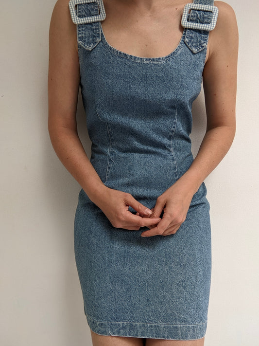 90s Denim Mini Dress