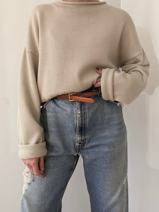 Vintage Distressed Levi's 550 Orange Tab Denim