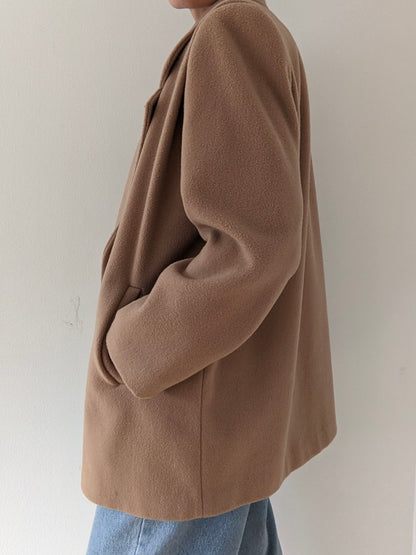 Vintage Butterscotch Wool Coat