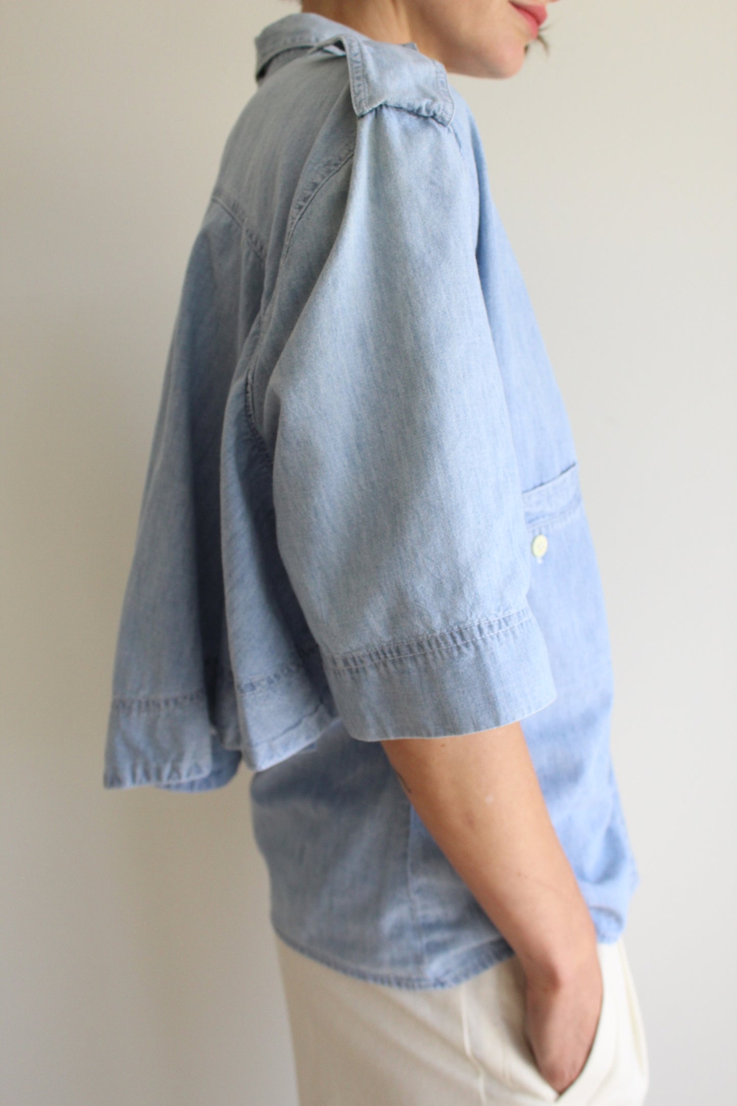Rare Vintage Byblos Chambray Button Up