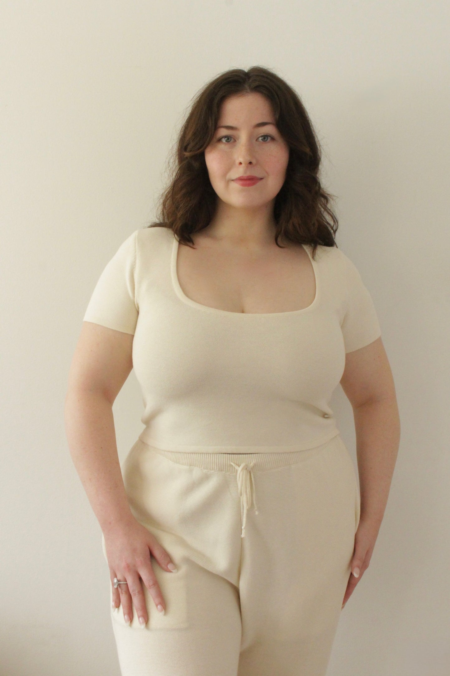 Lu Cotton Seed Stitch Top