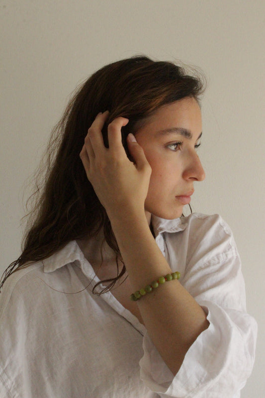 Knotted Gemstone Bracelet