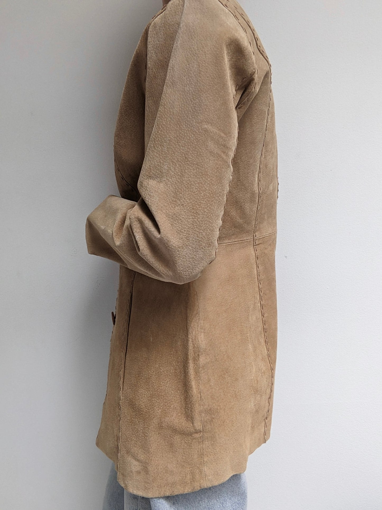 Vintage Camel Suede Jacket