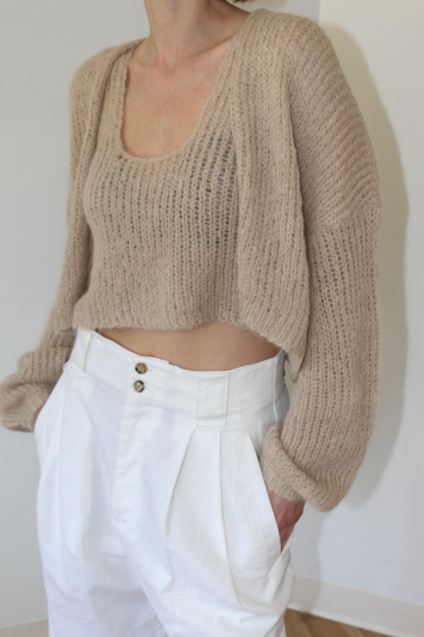 Super Crop Cora Cardigan