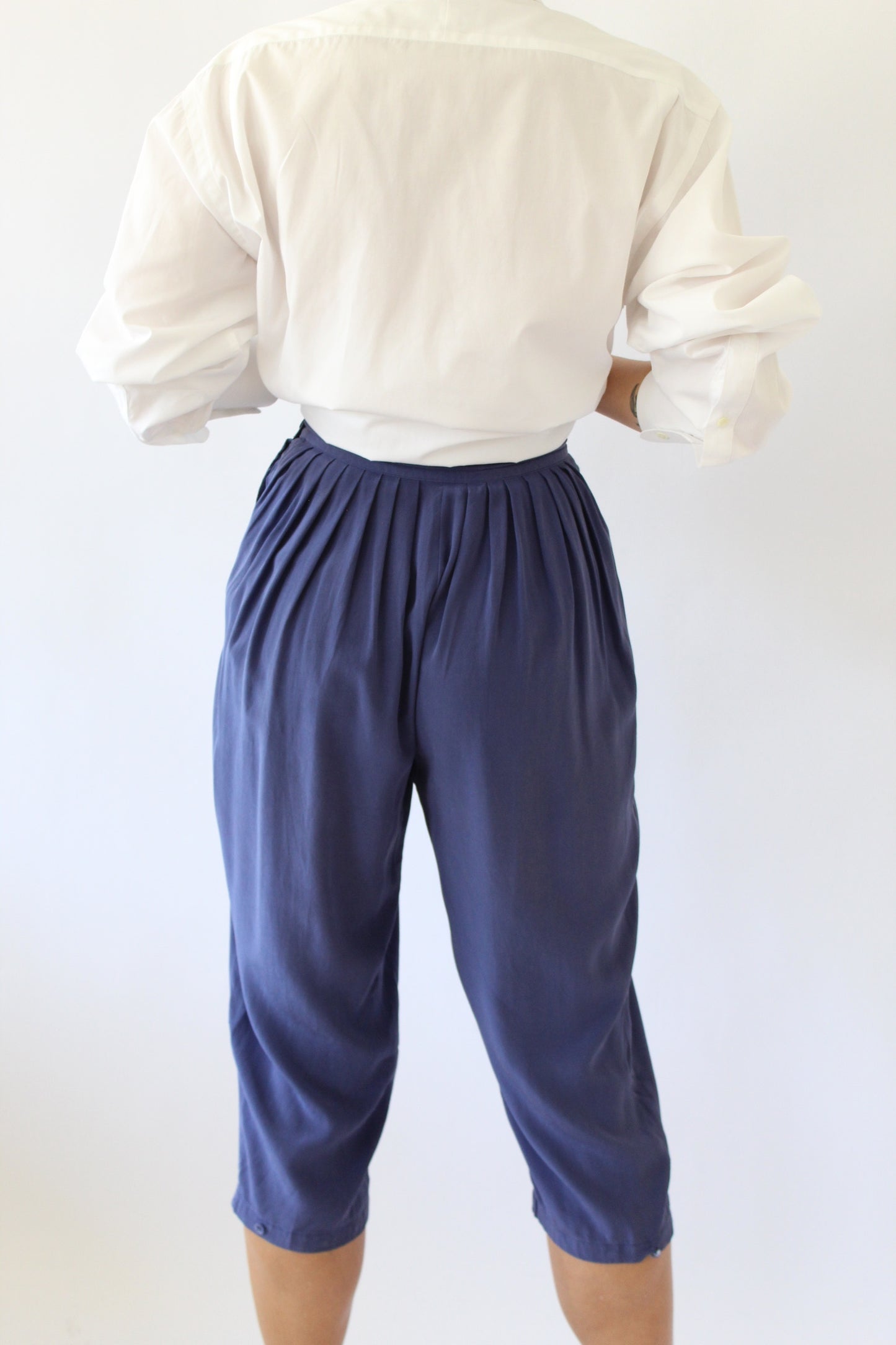 Favorite Vintage Calvin Klein Iris Silk Capri