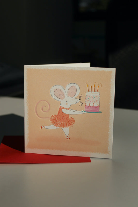 Mimi & Cake Birthday Card