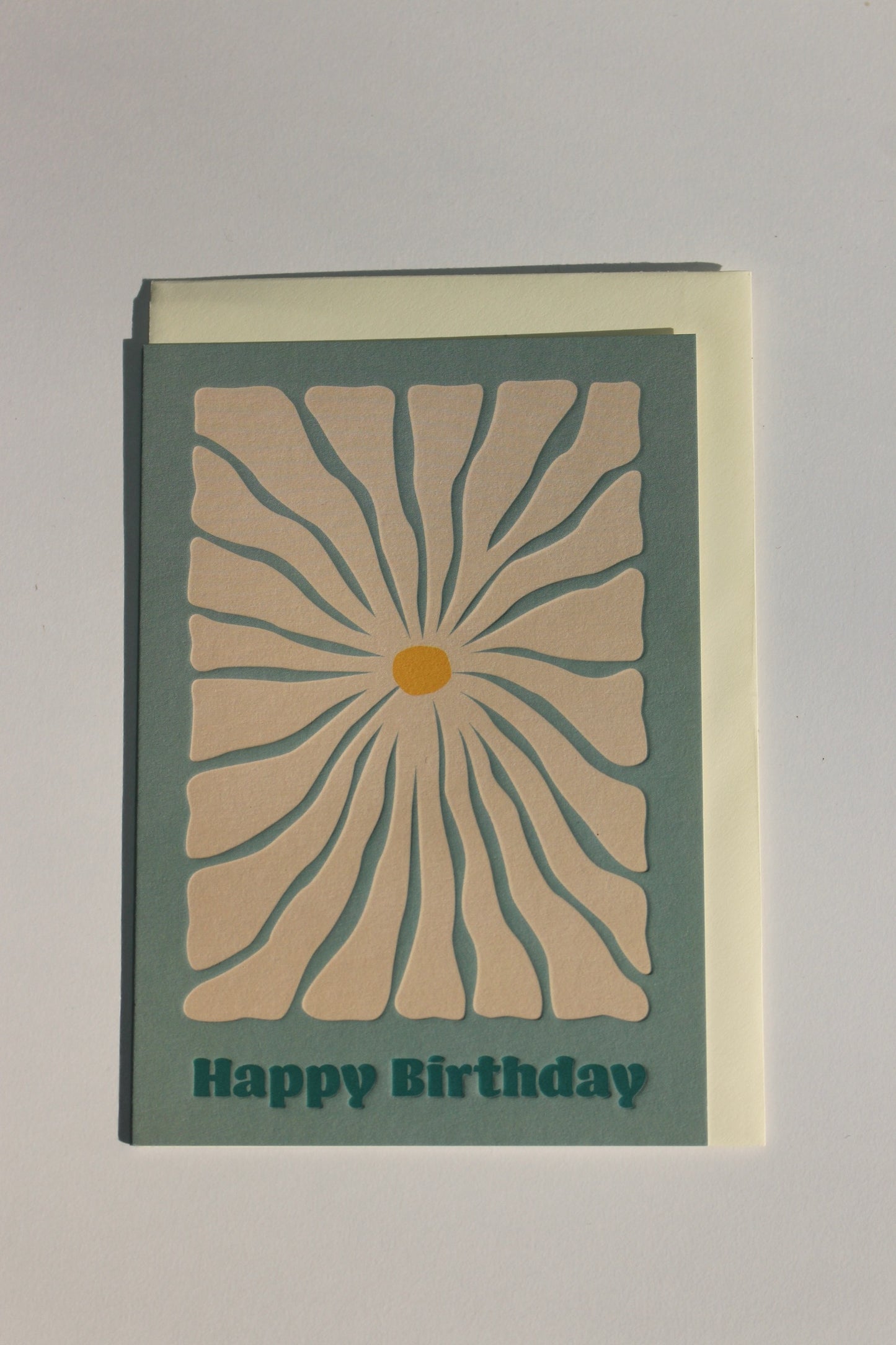 Flower Power Birthday Card