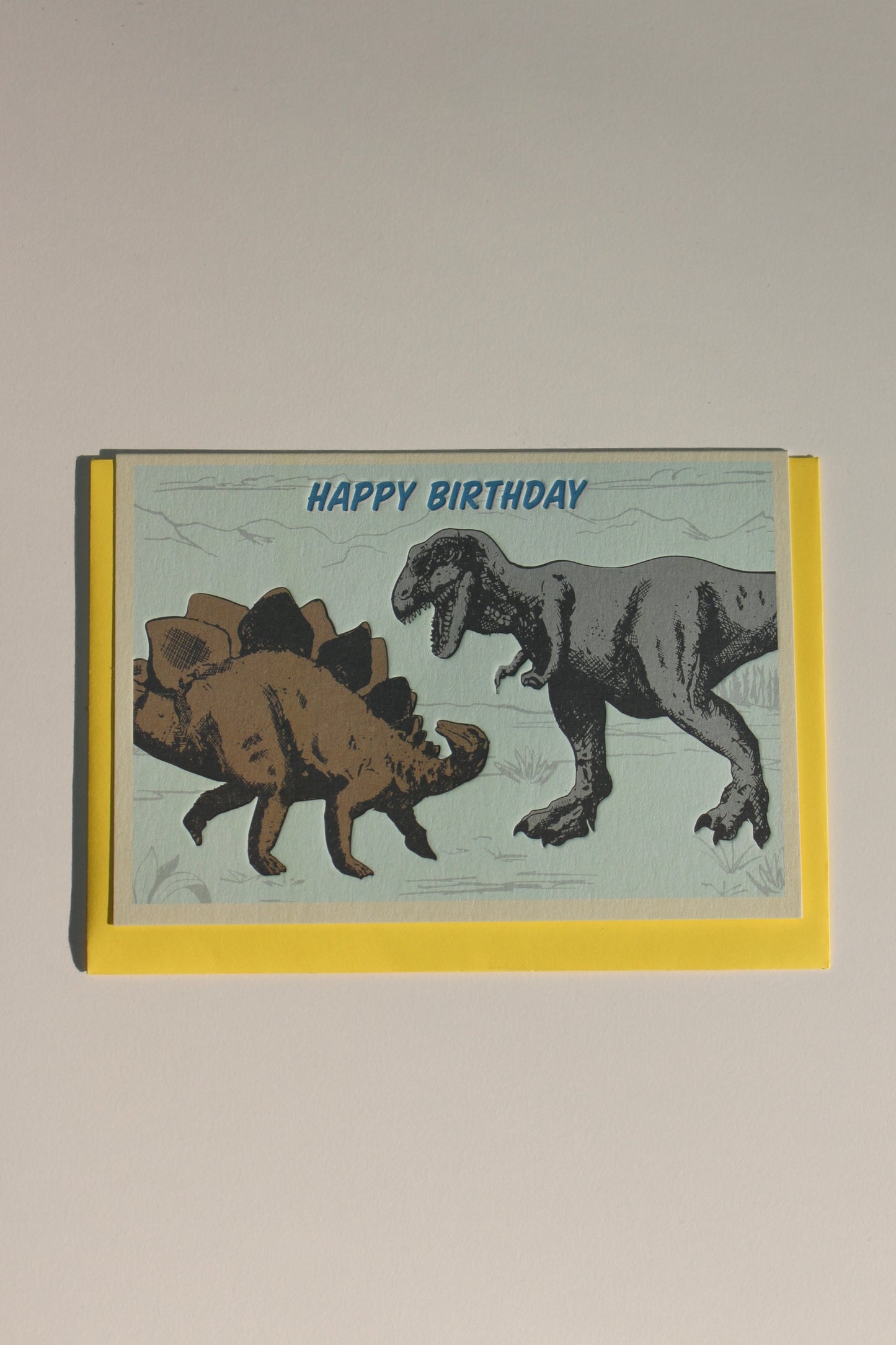 Prehistoric Land Birthday Card