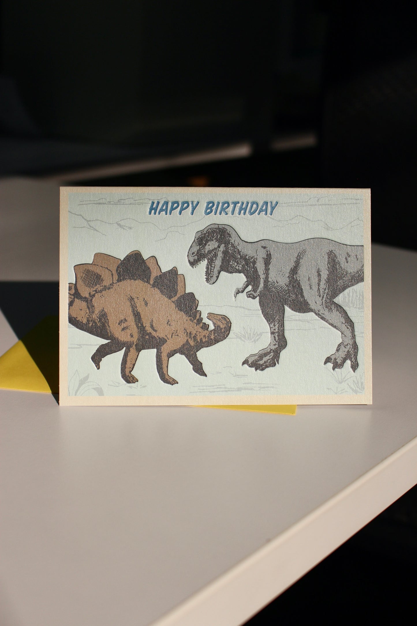 Prehistoric Land Birthday Card