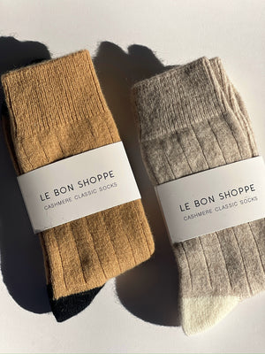 Le Bon Shoppe Classic Cashmere Socks / Available in Multiple Colors