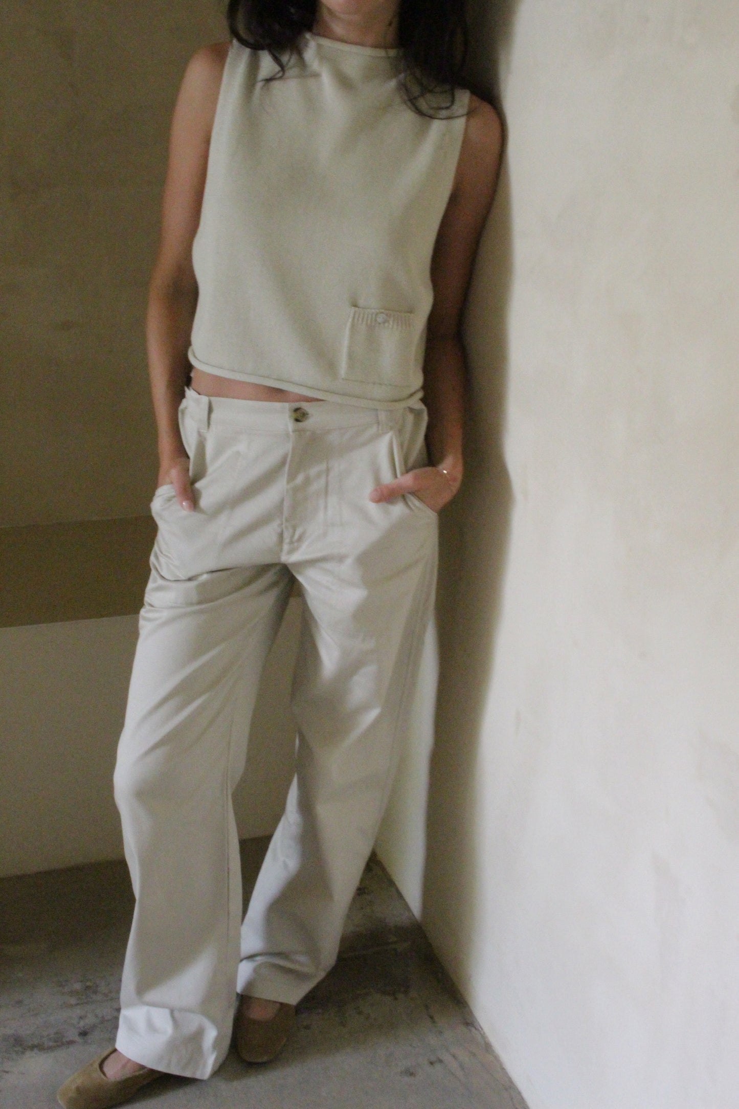 Ingrid Cotton Twill Carpenter Pant