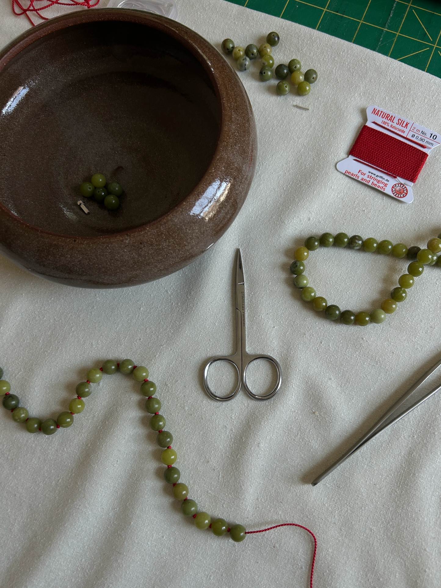 Knotted Gemstone Necklace