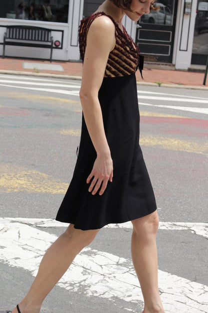 Beautiful 1960s Lace & Bow Accented Dress