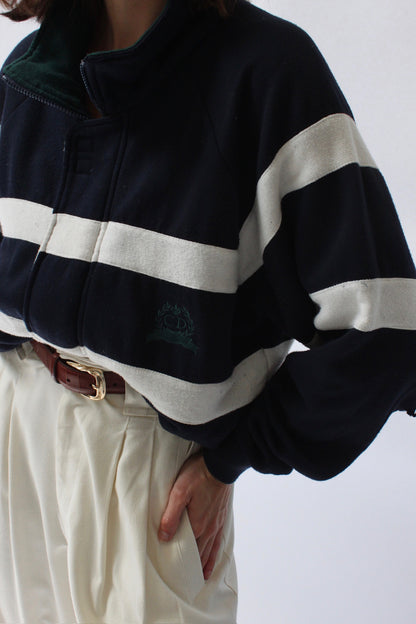 Vintage Christian Dior Zip Front Sweatshirt