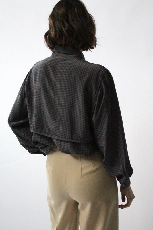 Unique Vintage Italian Silk Blouse