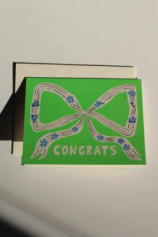 Perfect Bow Congrats Card