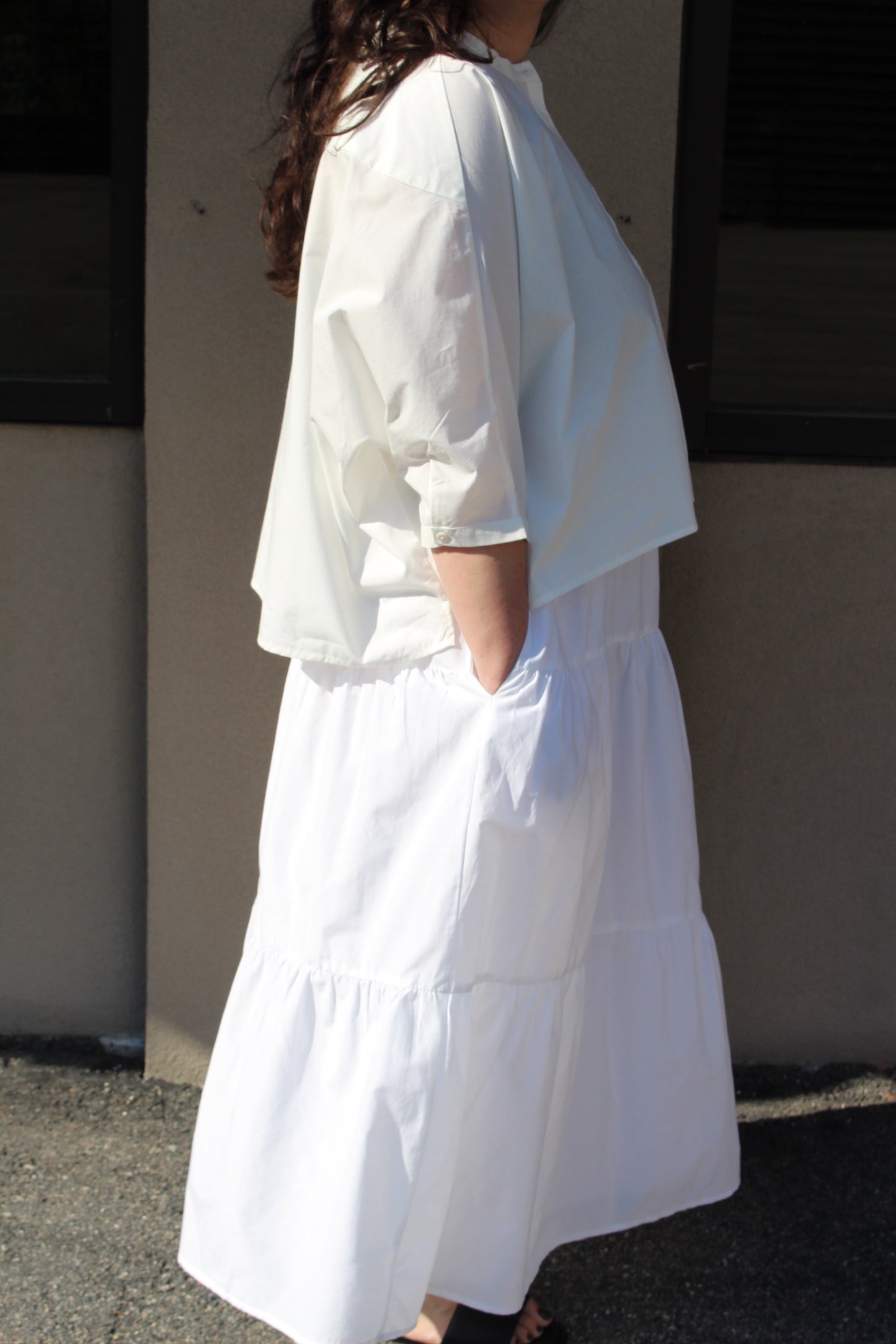 Adrian Cotton Poplin Top