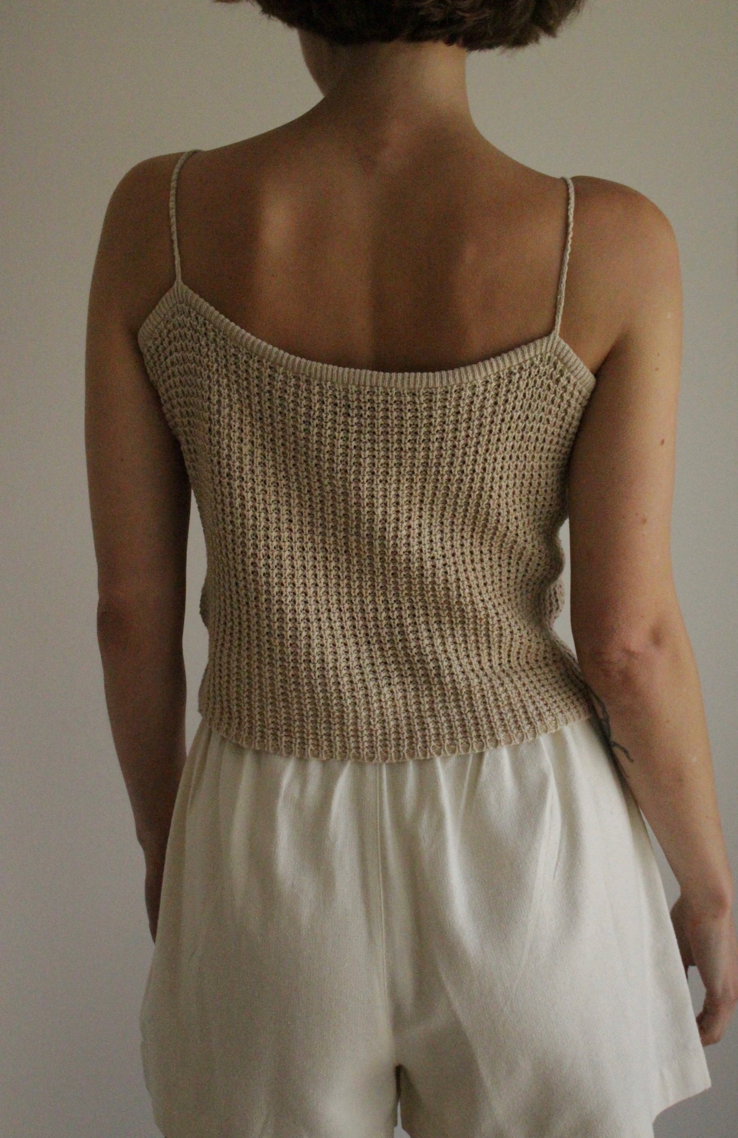 Vintage Ralph Lauren Sport Netted Linen Tank