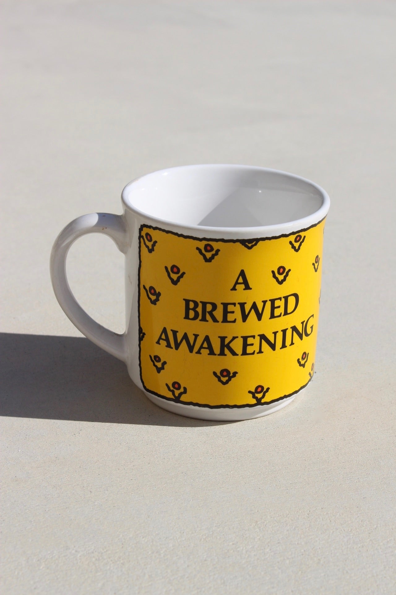 Vintage "A Brewed Awakening" Coffee Mug