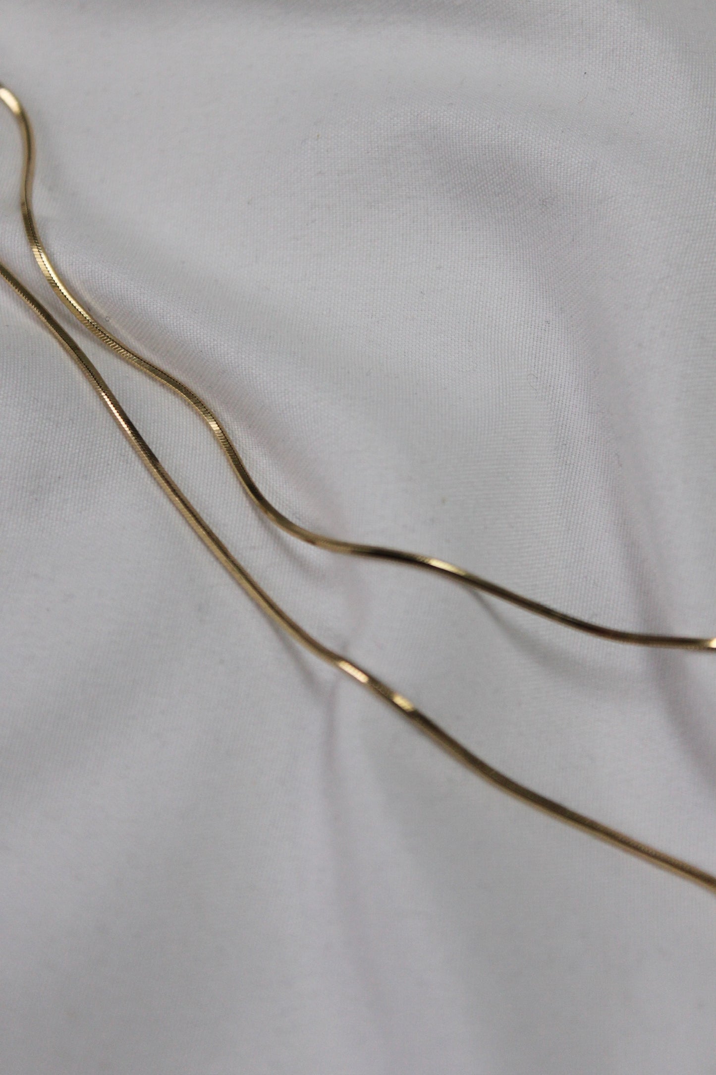 Rare Vintage 14K Gold Delicate Snake Chain