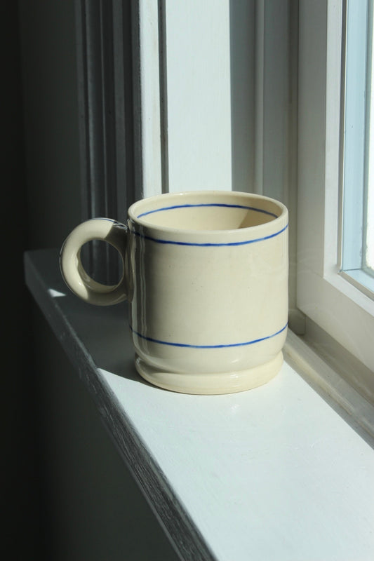 Striped Handwarmer Mug