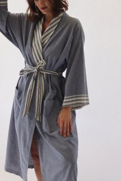 Vintage Christian Dior Striped House Robe