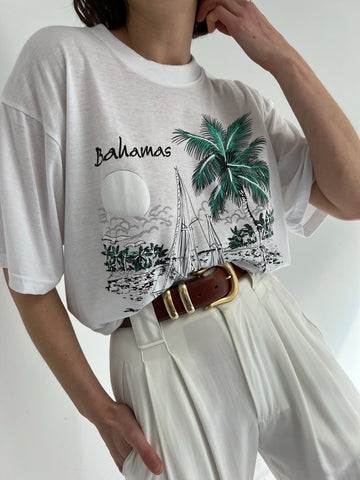 Vintage Tropical "Bahamas" Souvenir T-Shirt