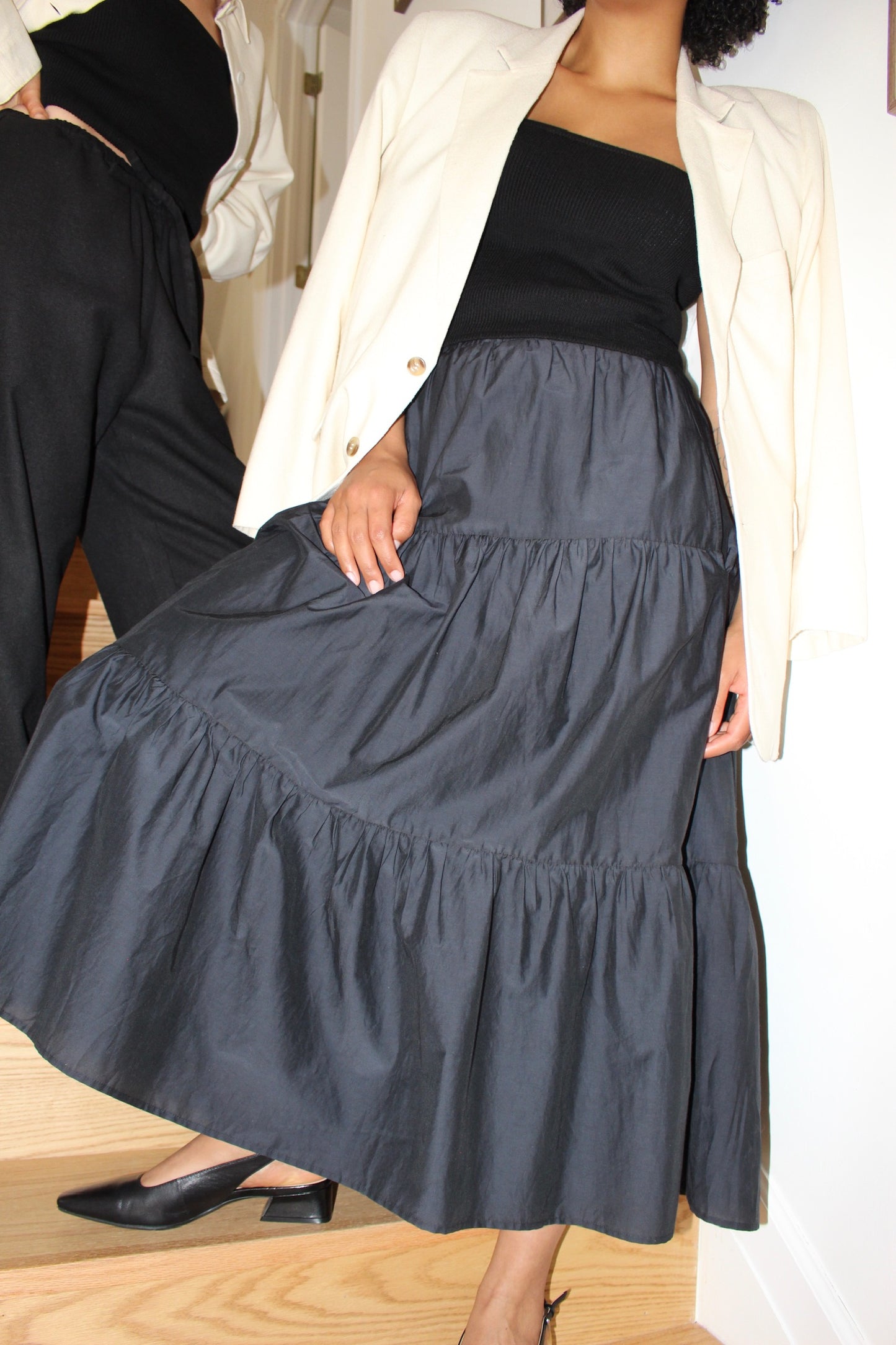 MiMi Silk Cotton Voile Skirt