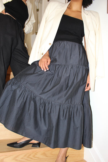 MiMi Silk Cotton Voile Skirt