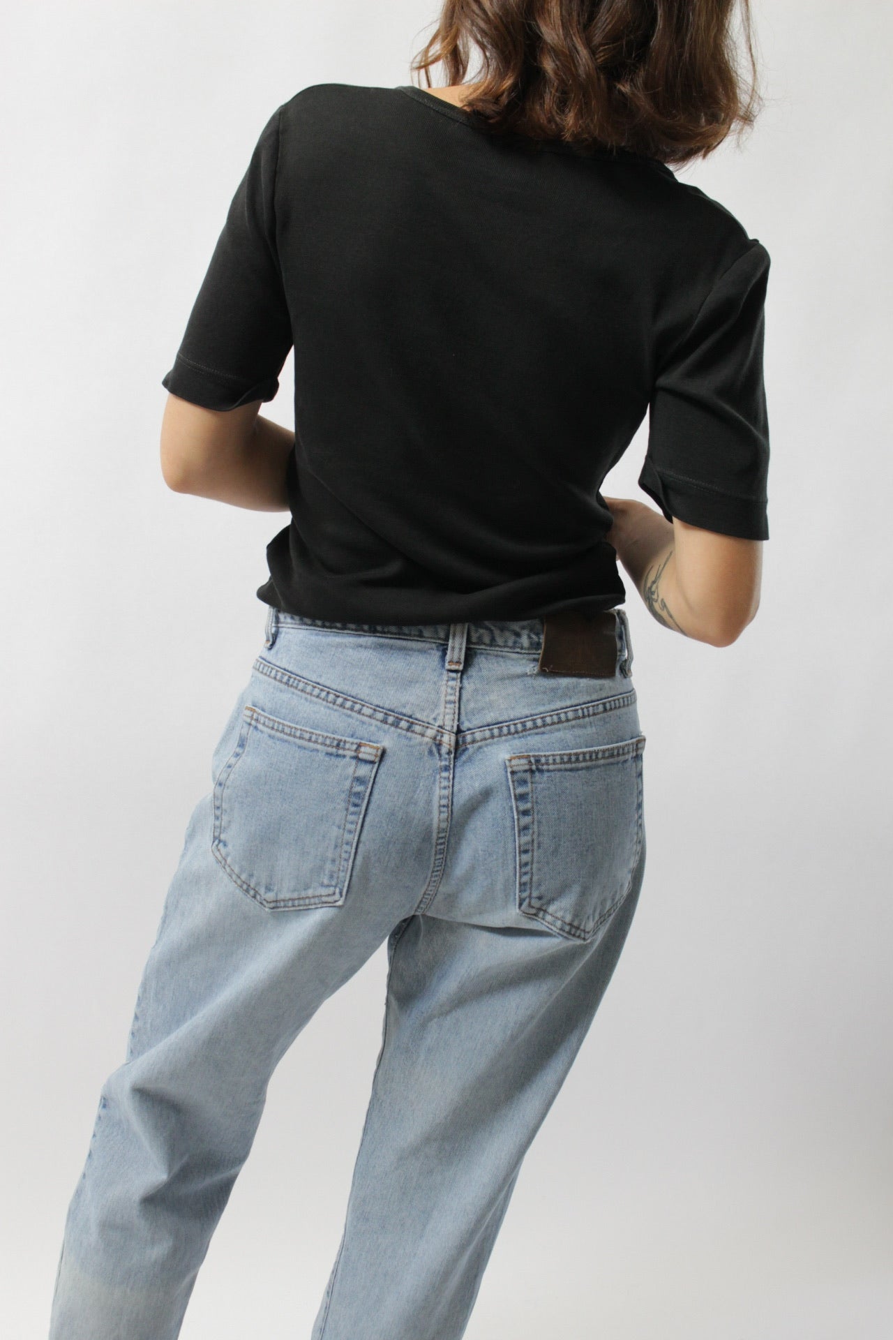 Distressed Vintage Calvin Klein Denim